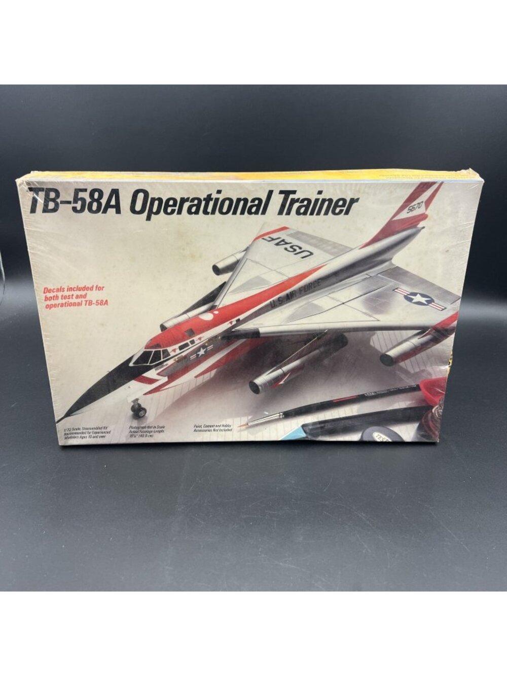 Testors Italeri TB-58A Operational Trainer 1/72 676 Open Box Sealed Parts